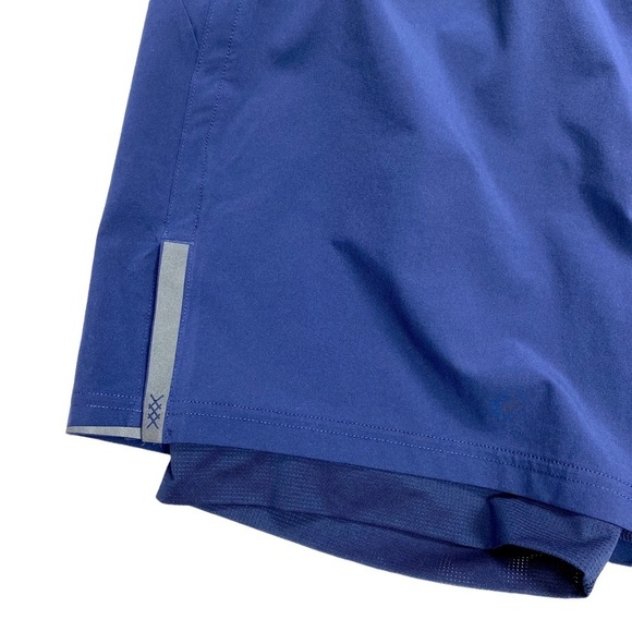 RHONE 4" SWIFT SHORT LINED 4" Lined Running Shorts in Maritime / Navy Blue - Picture 7 of 10